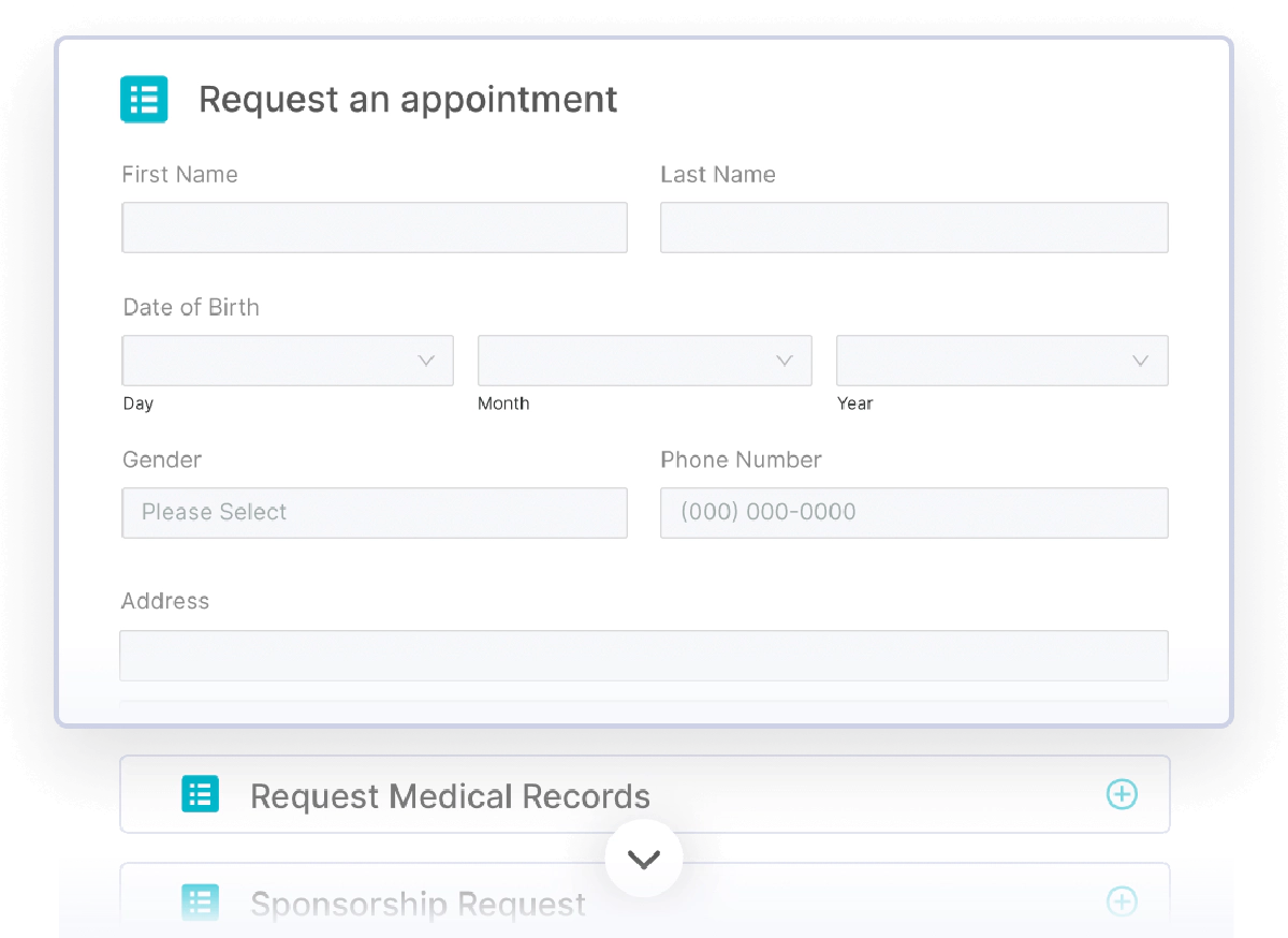 form template_practifly_hospital web | 314e Corporation